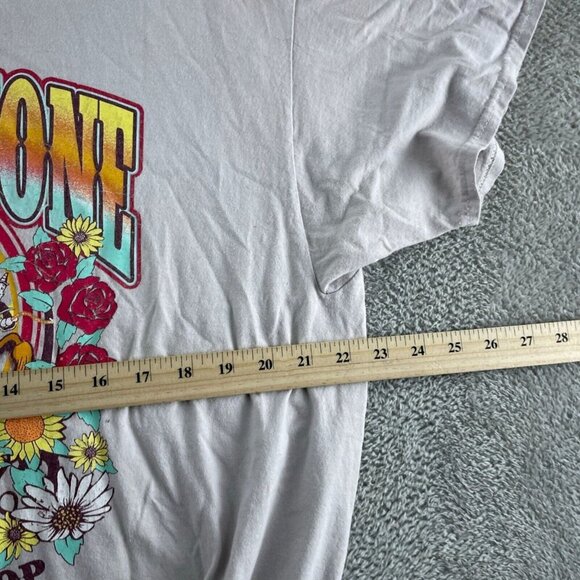 Betty Boop Yellowstone Ranch Graphic Tee X-Large White Cotton 5931 - Picture 6 of 8